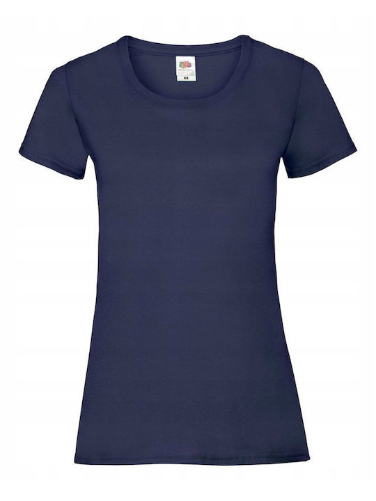 Fruit of the Loom Valueweight Unisex Short Sleeve Promotional T-Shirt Deep Navy