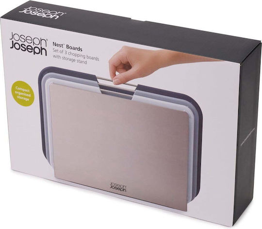 Joseph Joseph Elektrische Gitarren Schneidebrett Hölzernes Gray 32x22cm 3Stück