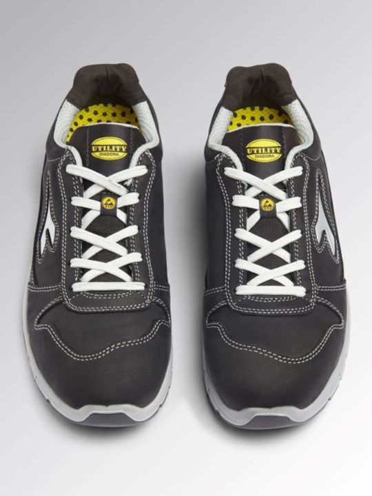 Utility Diadora Waterproof Safety Shoe Black Run Low S3s Fo Sr Esd En Iso 20345:2022 181154 Utility Diadora Waterproof Safety Shoe Black Run Low S3s Fo Sr Esd En Iso 20345:2022 181154