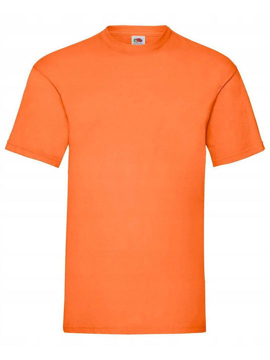 Men's Valueweight T-shirt Orange Size 3xl