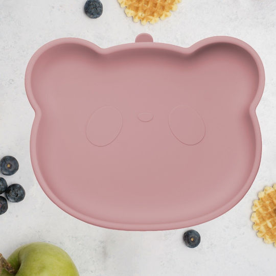 AppeKids Kinderteller aus Silikon Rosa
