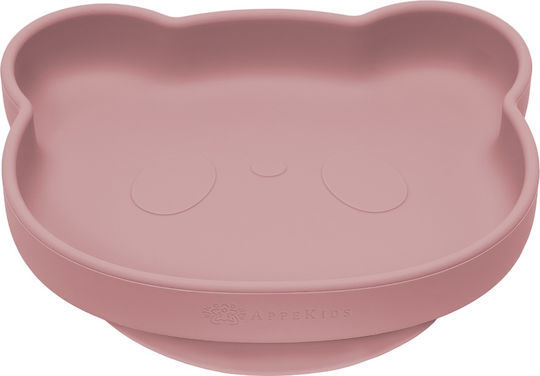 AppeKids Kinderteller aus Silikon Rosa