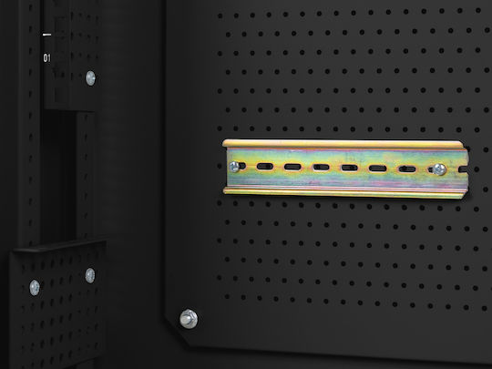 Lanberg Επιτοίχια Καμπίνα Rack 6U Μαύρο WAF1-5203-06-00B