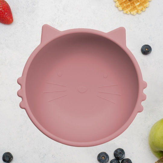 AppeKids Kinderessschale aus Silikon Rosa