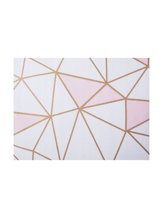 Beliani Sofa-Kissen aus 100% Baumwolle Rosa 45x45cm