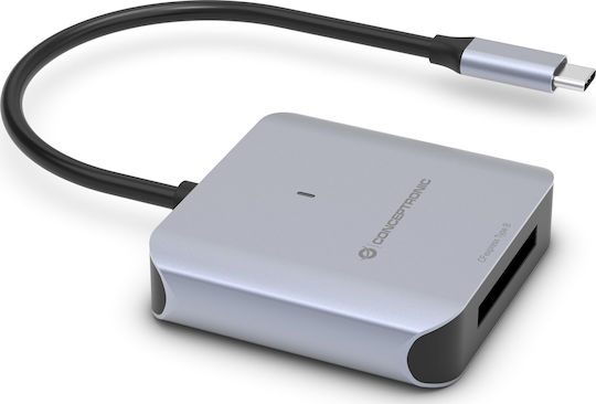 Conceptronic Card Reader USB 3.2 για SD Γκρι