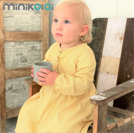 Minikoioi Παιδικό Ποτηράκι από Σιλικόνη Μπλε 180ml