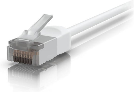 Ubiquiti U/UTP Cat.6a (Gigabit) Καλώδιο Δικτύου Ethernet εξωτερικού χώρου 8m Λευκό