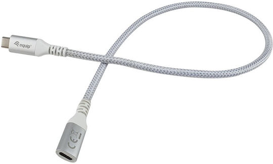 Equip USB 3.1 Video Cable USB-C male - USB-C Λευκό 0.5m 128375
