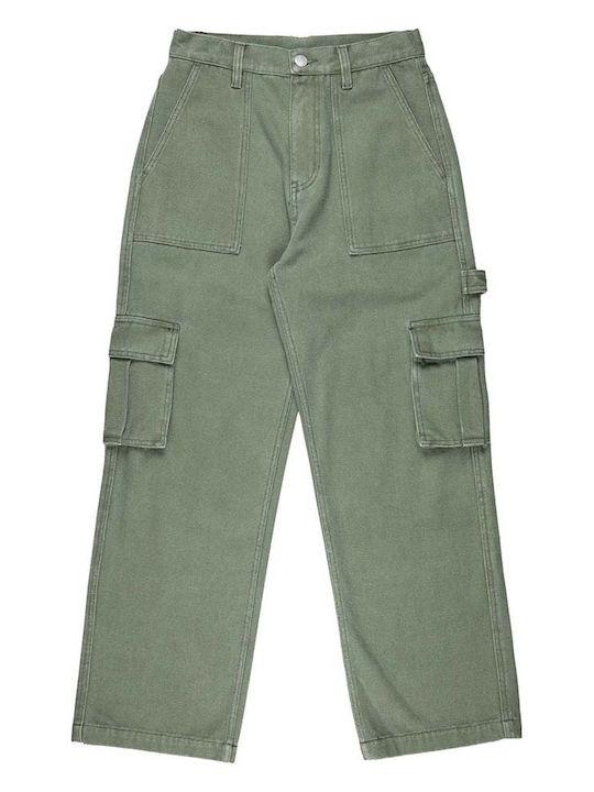 Γυναικείο Υφασμάτινο Cargo Παντελόνι Pale Sage Wash