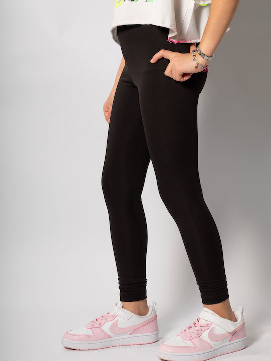 Kids Legging Sports Long Black