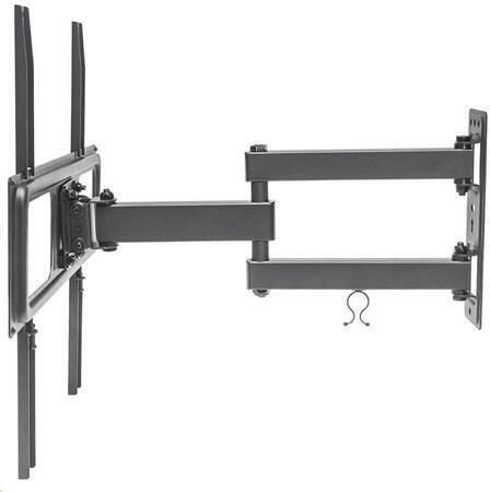 Manhattan 462419 Βάση Τηλεόρασης Τοίχου έως 55" και 35kg Μαύρο