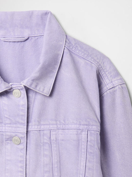 Παιδικό Τζιν Μπουφάν Μακρύ Perfumed Lilac