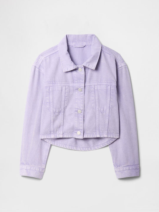 Παιδικό Τζιν Μπουφάν Μακρύ Perfumed Lilac