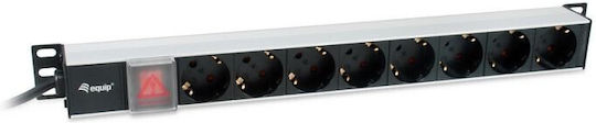 Equip Power Strip 8 Positions with Switch and Cable 3m