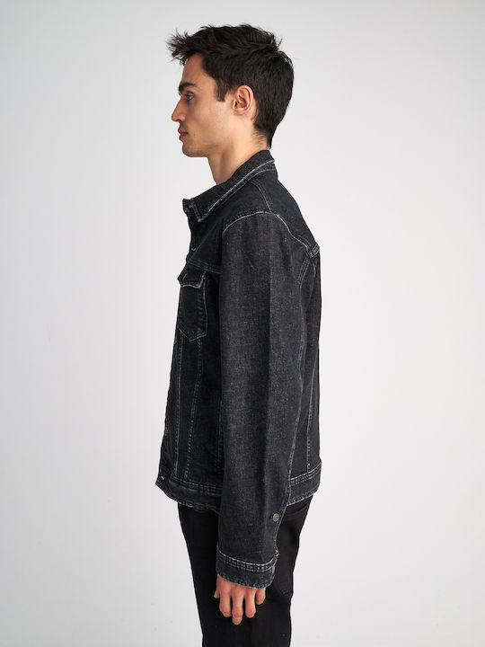 David Geacă Denim Neagră