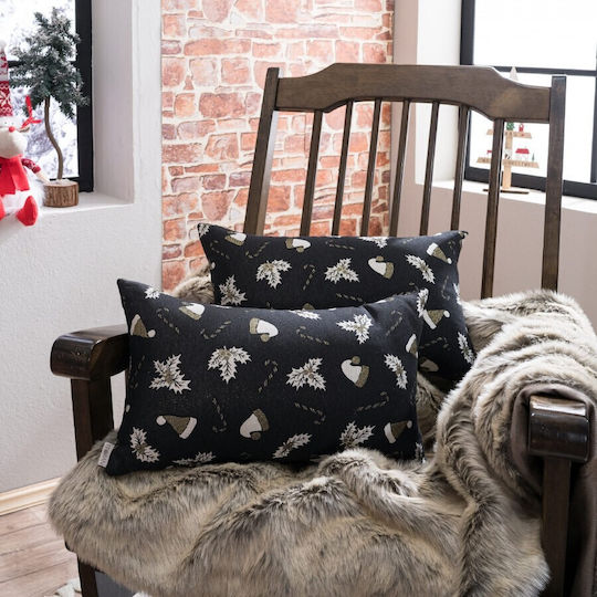Teoran Christmas Decorative Square Pillowcase 65x65cm