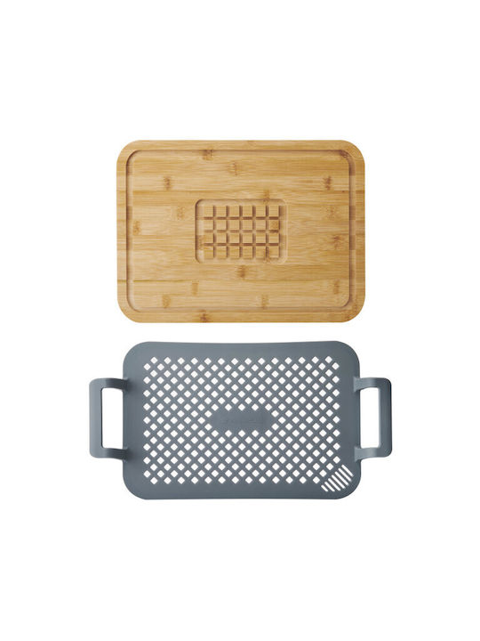 Masterclass Braten- und Ruhe-Set Griffe Silikon Holz 2-teilig