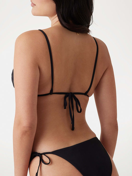 Triangle Bikini Top Black