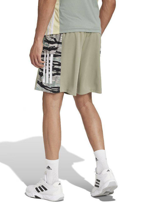 Ji8589 Adidas Camo 3s Short Silver Color