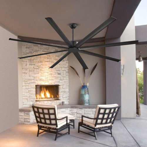 Vevor Deckenventilator 244cm Schwarz