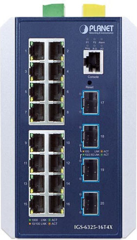 Planet Technology IGS-6325-16T4X Managed L2 Switch με 16 Θύρες Gigabit (1Gbps) Ethernet και 4 SFP Θύρες