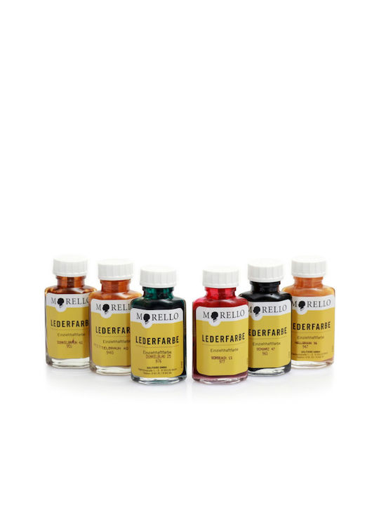 Morello Leather Paint 948 Medium Brown 40ml Brown Color Change Dye Permanent Smooth Leather