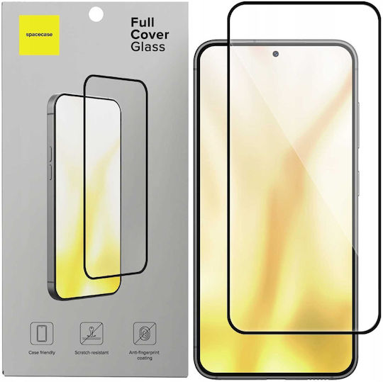 Spacecase 2.5D 0.33mm Gehärtetes Glas Schwarz (Galaxy S25)