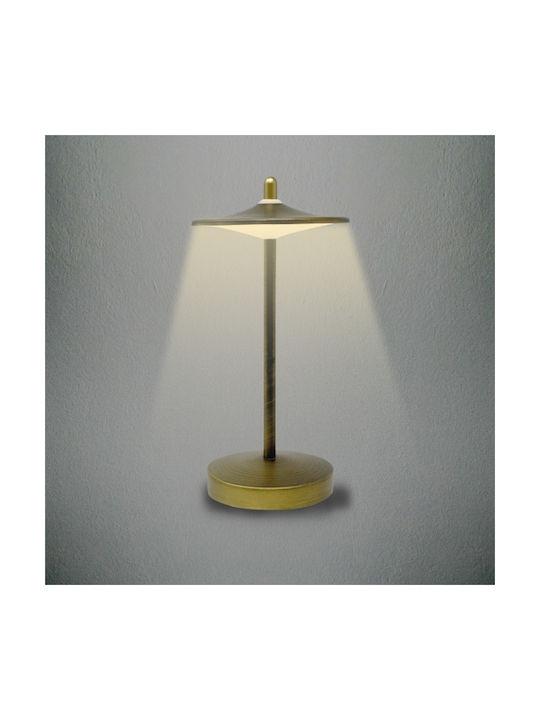 GBC Metall Tischlampe mit Bronze Schirm und Basis