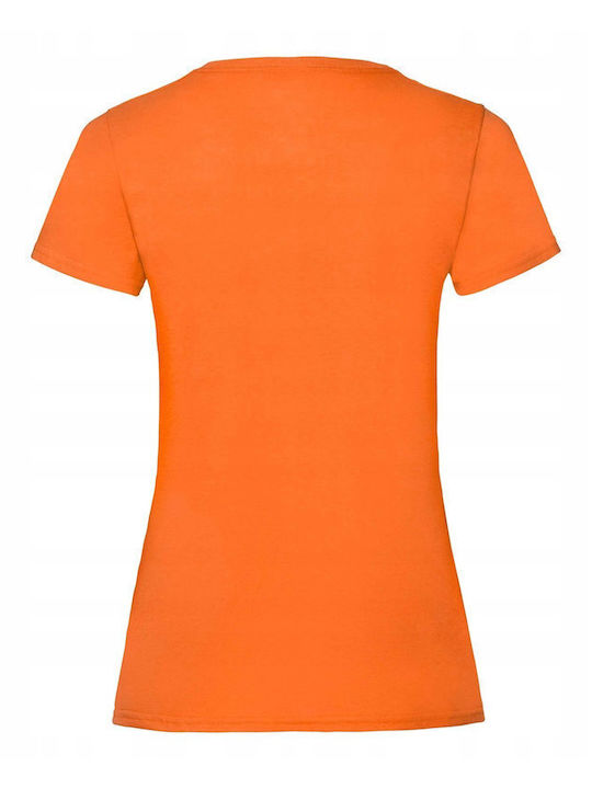 Fruit of the Loom Valueweight Women's Short Sleeve Promotional T-Shirt Orange