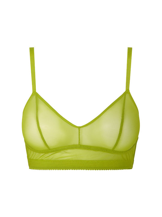 Bralet din plasă tip balconet Matcha Bralet din plasă tip balconet Matcha