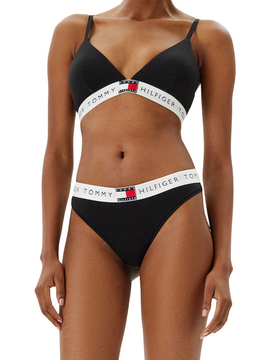 Tommy Hilfiger Bra Bralette Uw0uw06040 Bds Black Black