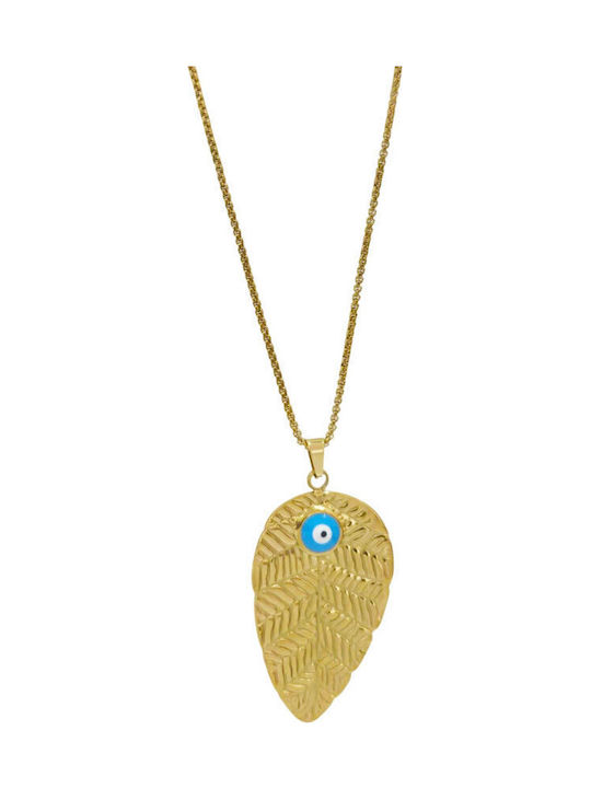 Necklace From Gold Plated Steel Necklace From Gold Plated Steel
