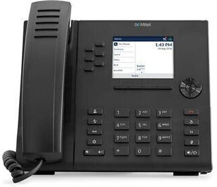 Mitel Sip Telefon 6915 Ενσύρματο Τηλέφωνο IP Μαύρο