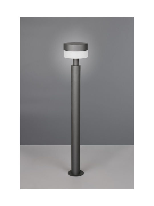 Trio Lighting Mackenzie Φωτιστικό Κολωνάκι Εξωτερικού Χώρου με Θερμό Λευκό Φως Γκρι