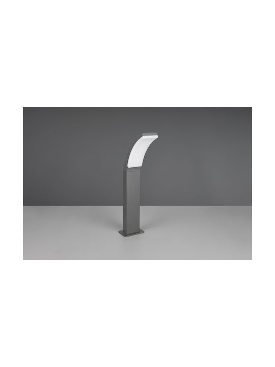 Trio Lighting Φωτιστικό Κολωνάκι Εξωτερικού Χώρου με Φυσικό Λευκό Φως Γκρι