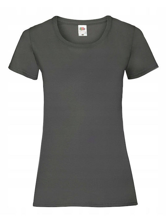 Fruit of the Loom Valueweight Women's Short Sleeve Promotional T-Shirt Light Graphite