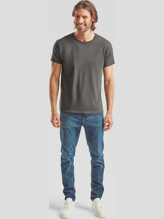 Fruit of the Loom Iconic Men's Short Sleeve Promotional T-Shirt Light Graphite