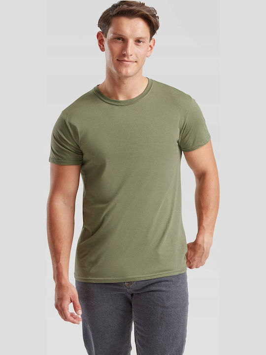 Fruit of the Loom Iconic Unisex Διαφημιστικό T-shirt Κοντομάνικο σε Χρώμα