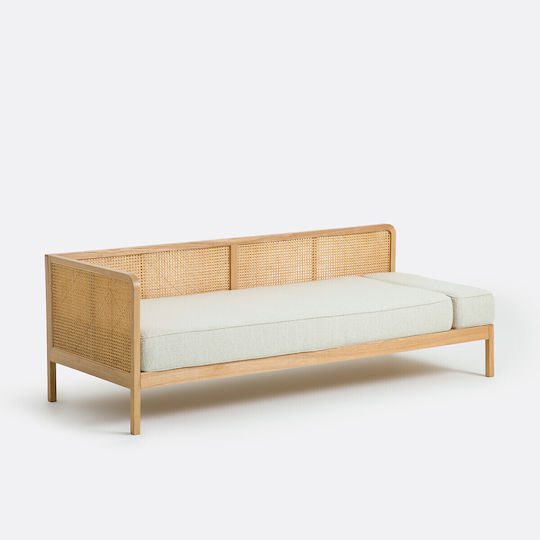 Scillia Canapea Cu Trei Locuri Pat Bej 193x65.5x75.5 cm