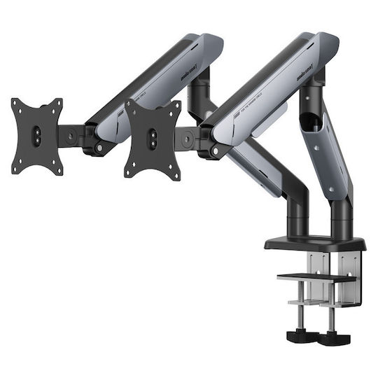 Anda Seat Stand Desk Mounted for 2 Monitors up to 42" with Arm (AD-W-A9-2S-BT)