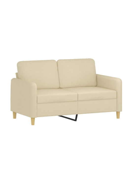 Living Room Furniture Set 3-Seater & 2-Seater & Armchair & Stool Beige