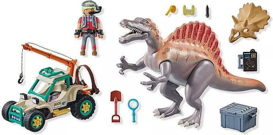 Playmobil Dinos Spinosaurus Attack On Exploration Vehicle for 4-10 years old