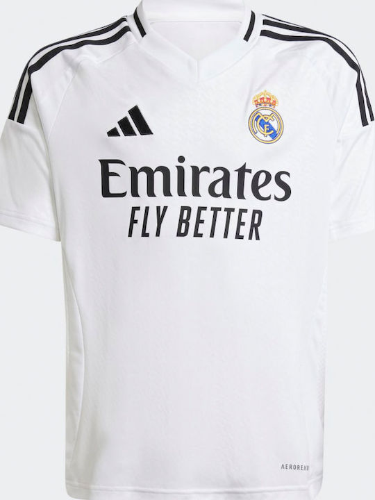 Real Madrid 24/25 Home Παιδικό Σετ Εμφάνισης Ποδοσφαίρου