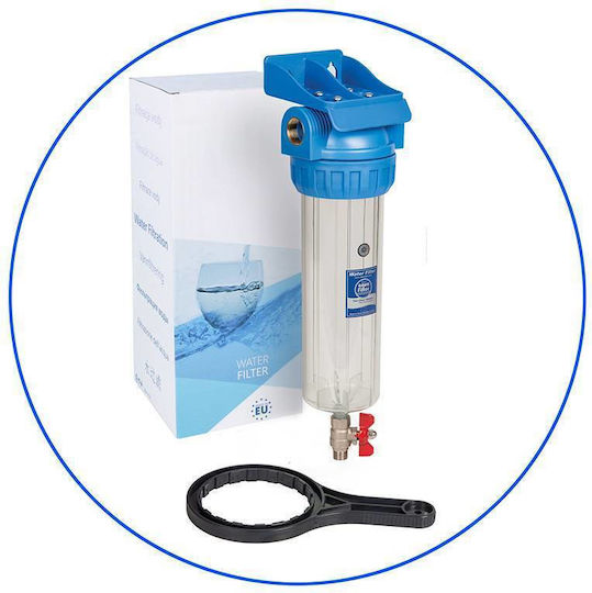 Aqua Filter Συσκευή Φίλτρου Νερού Μονή Κεντρικής Παροχής FHPR34-50M