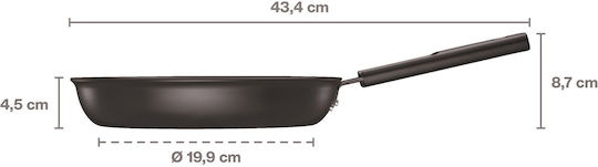 Fiskars Tigaie Hard Face Din Aluminiu Cu Acoperire Antiaderentă 24cm