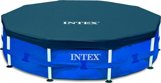 Intex Sun Protective Round Pool Cover Prism & Metal Frame with Frame Diameter 366cm 1pcs