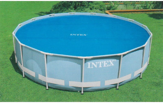 Intex Слънчева Кръгло покривало за басейн от полиетилен син Диаметър 305бр 1бр