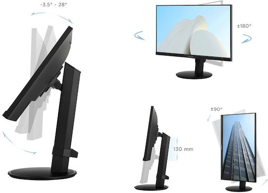 Viewsonic VG2409-MHDU-2 IPS Монитор 24" FHD 1920x1080 с Време за Реакция 4мс GTG