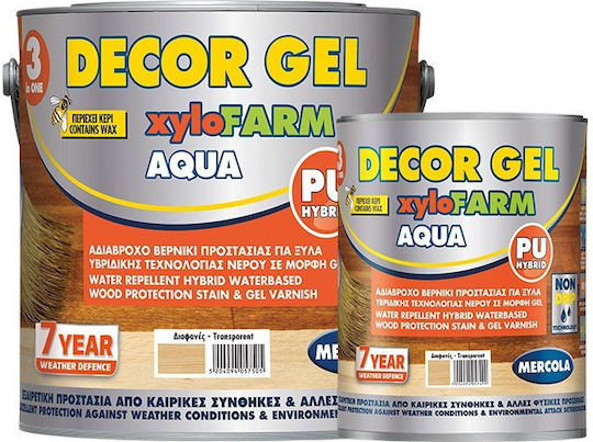 Mercola Decor Xylofarm Aqua Gel Wasser Kastanie Satin,σατεν 750ml